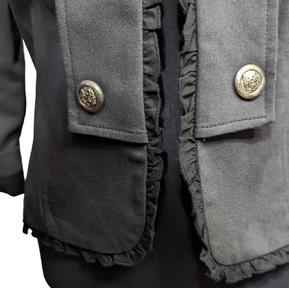 Maurices | NWT Women's Blazer Jacket | Black | Military Vibe | Size Small - Picture 5 of 14